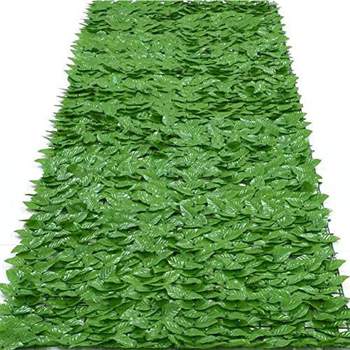 Künstliche Efeu Hecke Sichtschutz Versorgung Landschaftszaun Leitplanke Netzzaun Gefälschte Blume Baum Blatt Eisenhaut Isolationszaun LXTINGDP240608(Color:,Size:100x500cm)