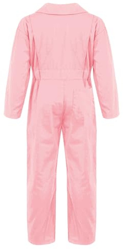 Sinleey Vêtements de Travail pour Enfant Garçon Fille Vêtements de Travail Mécanique à Fermeture avec Poches