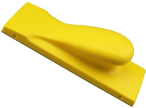 Shineboc Rettangolo Schiuma Levigatura Blocco Spugna Lucidante Pad Titolare, Da Utilizzare con Carta Vetrata Adesiva PSA (70 mm x 198 mm)