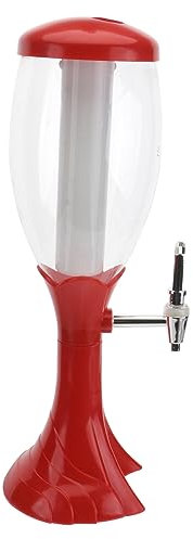 Cabilock 1 Pc Barril De Vino Dispensador De Liquido Lemonade Fiesta Dispensador De Vino Grifo Automático Tostadora Dispensador De Limonada Destilador Pararse Agua Ordenador Personal Rojo