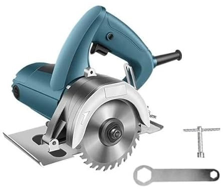 YQVEOT Fliesen Vibrationsgerät, Elektrische Kreissä Hochleistungs-Multifunktions-Schneidemaschine Mini-Kreissä for Steinfliesen, Holz, Metall mit Klinn(2380AW 1)
