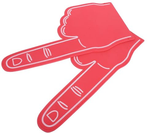 POPETPOP 2stücke Schaumfinger Für Cheerleading Sportveranstaltungen Und Feiern Leicht Und Tragbar Mit Auffälligen Farben Und Bequemer Griffzone Robust Und Wiederverwendbar