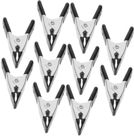 DIYEAH Metal Spring Clips for Woodworking Tent Spring Clamps Long-Lasting Photography Backdrop Clamps Strong Grip