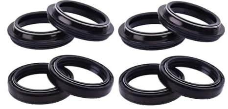 Joint d'huile de fourche de moto 43x55x9,5/10,5 for YMH MT-125 TT R 250 XT 600 X FZ1 1000 FZ8 N 800 XJR 1200 MT-011700 XJ R 1300 Parties(4pcs seal 4pc cover)