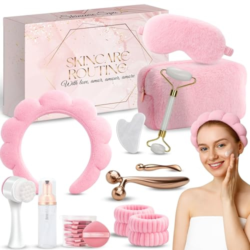 Set skincare viso completo, skin care kit, kit skincare viso completo, cofanetto regalo donna beauty, korean skincare, korean skincare, idee regalo donna, KS LUX