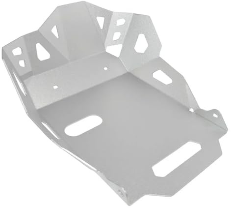 Moto Piastra Paramotore Per Suzuki Per V-Strom 800DE VStrom 800 DE DL800 2023 2024 Protezione Sottocoppa Motore Piastra Protettiva Spessore 3 Mm Protezione moto protezione inferiore telaio(D'argento)