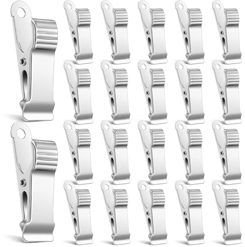 22 Pcs Crocodile Clips, Small Metal Clips, Stainless Steel Alligator Clip for Crafts, Mini Clamps Backdrop Clip for Office Paper Hanging Lights