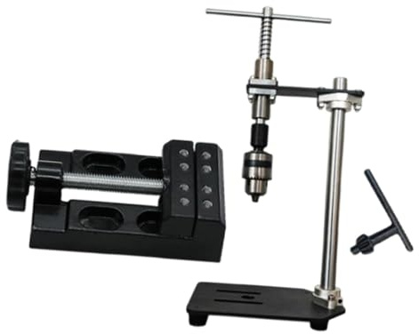 Fxzqgnh Macchina Filettatrice Manuale Compatta Regolabile Durevole Precisione Professionale Acciaio Adatta per Lavorazione Viti Manutenzione Utensili Montaggi, Style B