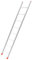 1PEZZO SCALA ALLUMINIO SEMPLICE 8 GRADINI 2,5 M