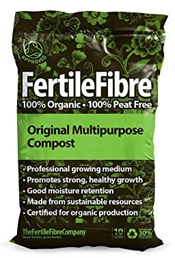 Original Multipurpose Compost 10 Litres From The FertileFibre Company 100% Peat Free