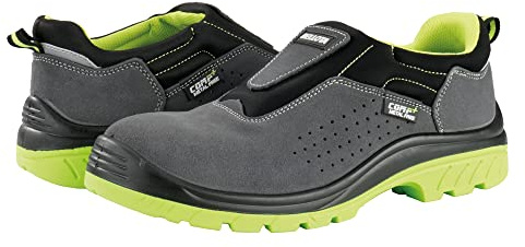 Bellota Säkerhetssko för män Comp+ Easy S1p/7231239s1p brandskyddsskor, grå grön svart, 39 EU