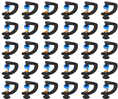 OUKENS Sprinklerköpfe, 30-teiliges ABS Material G Typ 180 Grad Rotierenden Brechungsdüse, Garten Bewässerung Sprinkler für Beschlagen Bewässerung Regelbare Beregnung