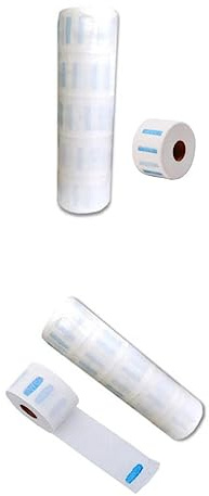 FOMIYES 5rollo Protector De Cuello De Papel Desechable Para Tinte De Cabello Envoltura Para Peluquería Uso Barbería Para Protección Tinte