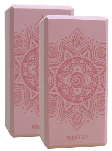 Yogablock Yogiblock® Basic - Art Collection - Spiral Mandala - Velvet Rose - 2er-set Pink