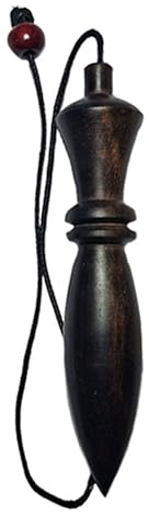WOODMISTIC Pendolo KARNAK Realizzato artigianalmente in Legno Esotico proveniente dal Brasile, Perfetto per la rabdomanzia, la guarigione, la Pulizia, la divinazione, ECC.