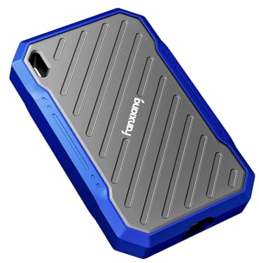 fanxiang SSD Externe 1To, Jusqu’à 2000 Mo/s, USB 3.2 Gen 2x2 Type-C, IP68 Étanche, Anti-Poussière & Antichoc, Disque SSD Portable pour iPhone 15/16, PS5/PS4(Pro), Xbox, PC, PC Portable - PS2100