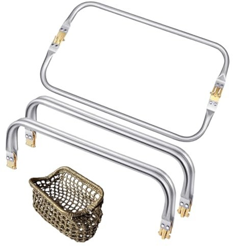Boquilla de metal para hacer monederos, 2pc Cierres de Beso para Bolsa Boquillas Monederos Metalicas Marcos, Mango de Marco de Monedero,Cierre de Bloqueo para Hacer monederos, Fabricación de Bolsos