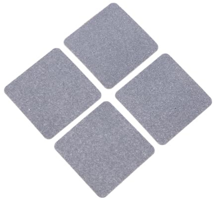 Waschmaschinenfußpolster 5x5 Cm aus Pet mit Hoher Reibung | Antirutsch und Vibrationspads, 4 Stück Je Packung, für Sicheren Stand bei Belastung