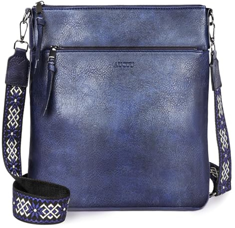 Aucuu Borsa a Tracolla da Donna, Borsa a Spalla Donna in in Morbida Pelle PU, Borsa Donna con Tracolla Regolabile, Crossbody Bag per Lavoro Scuola Viaggio e Vita Quotidiana