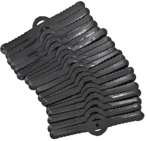 20 PCS Plastic Grass Strimmer Blades, 139mm Lawn Mower Blades Garden Mower Replacement Cordless Strimmer Cutting Blades (Black)