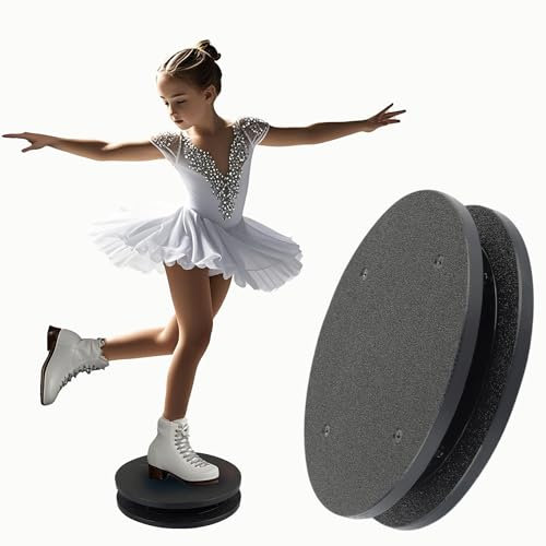TIZYFF Eiskunstlauf Spinner - Trainingshilfe für Eisläufer, Gymnastik, Tanz und Ballett Pirouette Metall Eight Spin Trainer