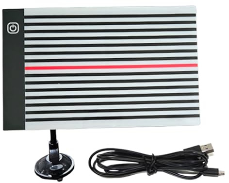 Détecteur de bosses, panneaux réfléchissants à bandes LED | Éclairage de réparation automobile, outil de débosselage en acier, réparation de carrosserie de voiture pour voiture, véhicule et camion