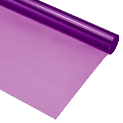 sourcing map Lighting Gel Filter 15.7x19.7 Inch Purple 797 Color Correction Sheet for Photo Studio Red Head Light, Pack of 4