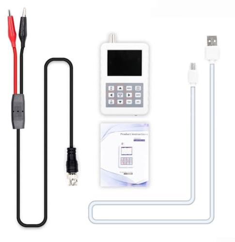 Pumixiy Digital Oscilloscope Handheld USB Portable DSO PRO with 5M Bandwidth 20MS/s Real- Sampling, Built-in 16M Storage and Oscilloscope Probe up to 600V for(PRO)