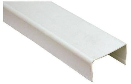 Tramo Recto Tapa Para Canal 40x70mm – pieza 2m – PVC Resistente – Gestión De Cables – Montaje Sencillo – Apto Para Instalaciones Eléctricas – Estándar