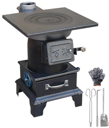Cocina De Leña, Mini Estufa De Leña Para Interiores, Para Calefacción Del Hogar, Para Exteriores/cocina Y Calefacción