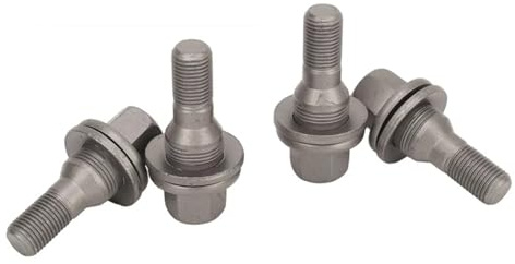 Goujons de Roue Compatible Avec Peugeot Pour 508 SW 2010-2018 4 Boulons De Roue Hexagonaux De 17 Mm Écrous De Pneu Goujons De Remplacement OEM : 540567 3549817 003549817