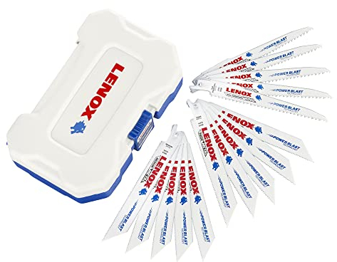 Lenox BIM-Säbelsägeblätter-Set 15-teilig (für Holz + Metall, Größen 5 x 614R, 5 x 618R, 5 x 656R, Sägeblätter) 1073415RKG