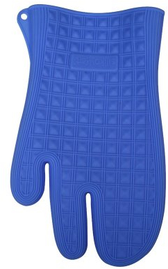 Silikomart | Mister Hot Ofenhandschuh aus Silikon, Farbe Blau, Maße 250 x 168 mm,