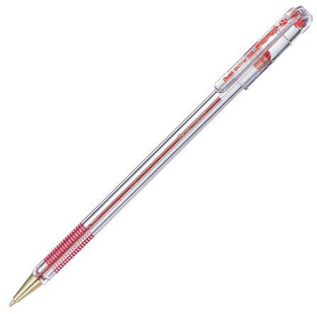 Pentel BK77M sfera Superb Comfort 1,0 mm inchiostro rosso 12 pz
