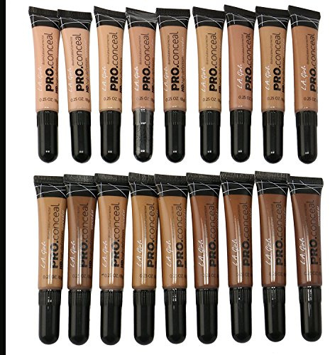 L.A. Girl PC Pro Conceal High Definition Concealer set of color GC971-988, All, 16 Ounce, (Pack of 18)