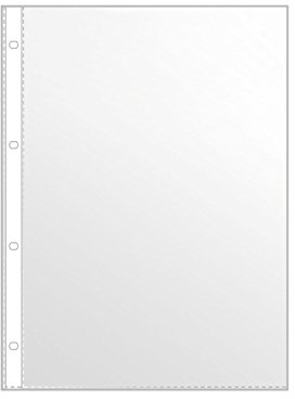 VELOFLEX 4345000 - Prospekthüllen PP, DIN A4, glasklar, 100 Stück