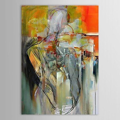 pittura a olio dipinta astratta pittura murale corpo nudo mano con telaio allungato