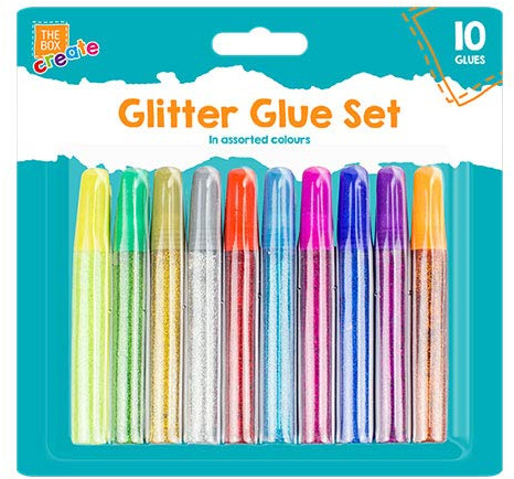 Gem Imports LTD STA1504 Glitzer-Klebestifte, mehrfarbig, 1 Stück, Zubehör, Weiß