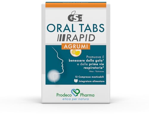 Prodeco Pharma GSE ORAL TABS 12 Tabletas Masticables Sabor Cítricos