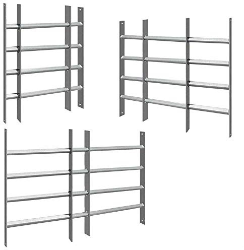 Bc-elec - AWB-602 Ausziehbares Fenstergitter, Fensterschutzgitter, Sicherheitsgitter 60x70 bis 105cm