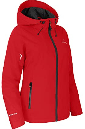 Bergson Helli Thermo | Damen Regenjacke - Funktionelle Damen Thermo-Regenjacke mit Supra-Tex 12.000 Membran, Normal-/Kurz-/Langgrößen, 100% wasserdicht (12.000 mm Wassersäule) & Winddicht, verschweiß
