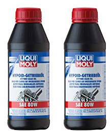 2X Original Liqui Moly 500ml Hypoid-Getriebeöl (GL5) SAE 80W Gear Oil Oil Öl 1402
