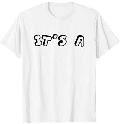 Gender Reveal pour les empreintes de mains peintes en rose ou en bleu T-Shirt