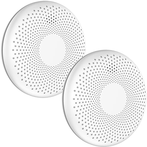 Aroha Safety Pro Rilevatore Di Fumo E Monossido Di Carbonio - Batteria Da 10 Anni - Allarme Antincendio & Rilevatore Monossido Di Carbonio - 2 pezzi