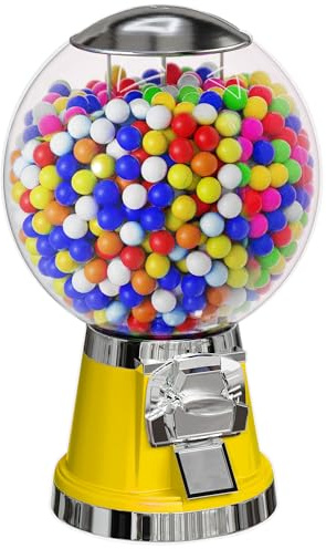 Big Classic Gumball Machine with 50 Cent Coin Mech & Big Ball Globe 12