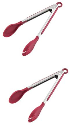 Amosfun 2 Pièces Pinces À Gril En Acier Inoxydable Autocollants Muraux De Porte De Noël Mini Pincettes Mini Nourriture Mini Pinces À Glace Barbecue Tasse À Café D'Halloween Kabob Grill