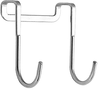 Zgehnao 304 Stainless Steel Bedside Cabinet Door Hook Double S-Shaped Hook Wall Hanging Kitchen Rack Door Back Hanger