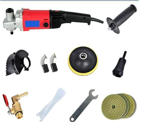 WESLNN Molinillo Pulidor Húmedo De Piedra Eléctrico De 1400W Y 4 Molino De Agua De Velocidad Variable(Style 2)