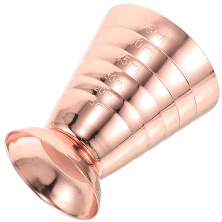 HOMOBABE Medidor De Cóctel Inoxidable Jigger De Acero Para Medidas Precisas Bares y Hogares Herramienta De Bar Profesional Fácil De Limpiar Para Bartenders y Mixólogos
