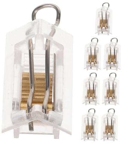 TOPPERFUN 8pcs Venetian Blind Cord Lock Accessories for Bamboo Shades and Venetian Blinds Made of Sturdy Pom Material with Easy Installation and Secure Cord Locking for Household Window